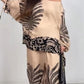💖Femei stil etnic elegant imprimate Top Wide Leg pantaloni Set