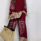 💖Femei stil etnic elegant imprimate Top Wide Leg pantaloni Set