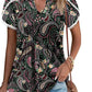 👚【S-4XL】 Tricou imprimat cu mânecă scurtă pentru femei