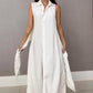 🌸Rochie maxi fără mâneci pentru femei cu cravată în talie