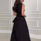 🌸Rochie maxi fără mâneci pentru femei cu cravată în talie
