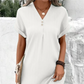 🍃Minimalist rochie de culoare solidă cu gât în V pentru femei