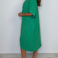 💖Rochie elegantă cu mânecă scurtă și decolteu în V