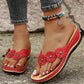 🌸【EU 35-43】Sandale confortabile cu pană florale