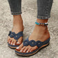 🌸【EU 35-43】Sandale confortabile cu pană florale