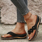 🌸【EU 35-43】Sandale confortabile cu pană florale