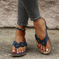 🌸【EU 35-43】Sandale confortabile cu pană florale
