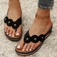 🌸【EU 35-43】Sandale confortabile cu pană florale