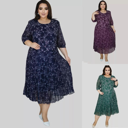 💝Rochie tipărită elegantă și lejeră