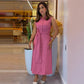 💗Femeii elegant fără mâneci buton jos cămașă rochii lungi
