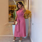 💗Femeii elegant fără mâneci buton jos cămașă rochii lungi