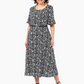 🌺Rochie maxi elegantă imprimată cu curea