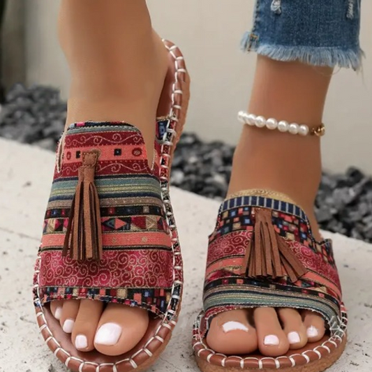 🔥Flip Flops pentru femei cu imprimare boemă