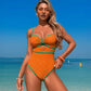 🌴Costum de baie dintr-o singură piesă pentru femei cu decupaj colorat