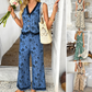 💖Set vesta boho și pantaloni cu picioare largi