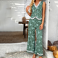 💖Set vesta boho și pantaloni cu picioare largi