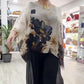 👚 Top Femei cu Gât Rotund & Imprimat Floral