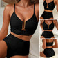 👙 Costum de baie cu talie înaltă pentru femei