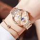 ⌚La modă Diamond Diamond Moon Star Watch pentru femei✨