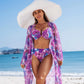 👙Costum de baie 3 în 1 pentru femei cu cover-up inclus