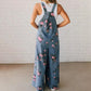 💗 Femeii imprimate Casual Denim Workwear Jumpsuit