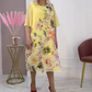 🌺Rochie casual din sifon cu imprimeu floral