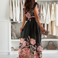 👗 Rochie elegantă imprimată cu decolteu în V