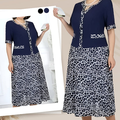 💐Model floral Două piese Rochii pentru femei