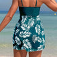 🌴👙Femei imprimate Halter pantaloni scurți două piese costum de baie Set