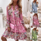 【S-4XL】🌺Rochie tipărită la modă elegantă