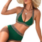 🏖️Holiday Wave Pattern V Neck Costum de baie sexy👙