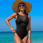 🌴Costum de baie dintr-o singură piesă din plasă de culoare solidă pentru femei🩱