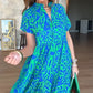 ✨Rochie lungă A-line cu imprimeu pentru femei