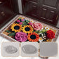 Baie Absorbant anti-alunecare tricotate florale podea Mat