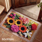 Baie Absorbant anti-alunecare tricotate florale podea Mat