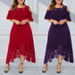 ✨Rochie elegantă de dantelă cu tiv de umăr rece pentru femei