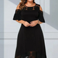 ✨Rochie elegantă de dantelă cu tiv de umăr rece pentru femei