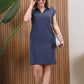 ✨Rochie casual cu rever de culoare solidă pentru femei