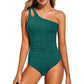 ☀️ Costum de baie pe un umăr, o singură piesă, pentru femei👙