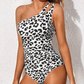 ☀️ Costum de baie pe un umăr, o singură piesă, pentru femei👙