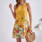 🌺Rochie scurtă elegantă imprimată fără mâneci pentru femei