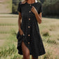 ✨Rochie cu mânecă scurtă Button Down pentru femei