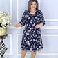 🌼Rochie imprimată din sifon pentru femei