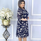 🌼Rochie imprimată din sifon pentru femei