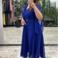 👗 Elegant doamnelor V-Neck rochie de sifon