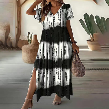 ✨Rochie cu decolteu în V pentru femei Gradient