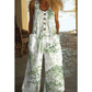 【S-4XL】🌺Salopetă vintage cu flori