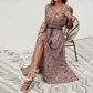 💃 Bohemian Print V-Neck Rochii pentru femei