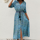 💃 Bohemian Print V-Neck Rochii pentru femei