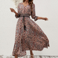 💃 Bohemian Print V-Neck Rochii pentru femei